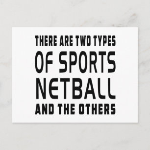 Carte Postale Il Y A Deux Types De Netball Sportif