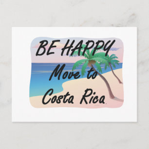 Carte Postale IL Y A Du Costa Rica Heureux