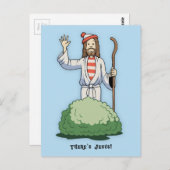 Carte Postale Il y a Jésus ! (Devant / Derrière)