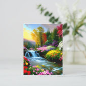 Carte Postale Il y a quelque chose de spécial dans la petite cas (Debout devant)