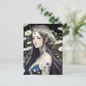 Carte Postale Il y a quelque chose d'éthérée et de beau dans un (Debout devant)