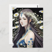 Carte Postale Il y a quelque chose d'éthérée et de beau dans un (Devant / Derrière)