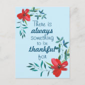 Carte Postale Il y a toujours quelque chose à remercier pour / F (Devant)