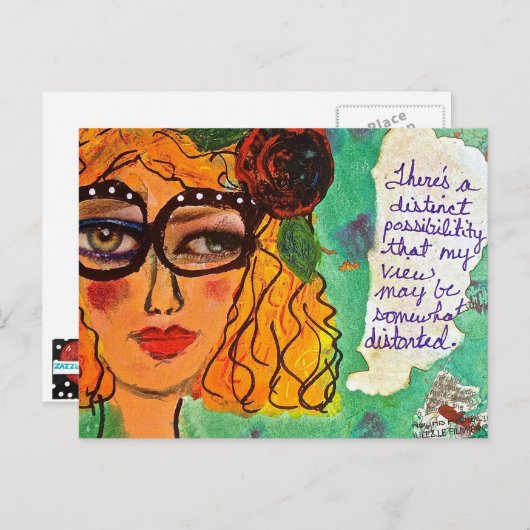 CARTE POSTALE-IL Y A UNE POSSIBILITÉ QUE MON POINT (Devant / Derrière)