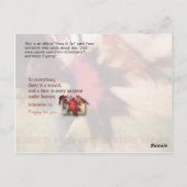 Carte Postale Il y a une saison (Dos)