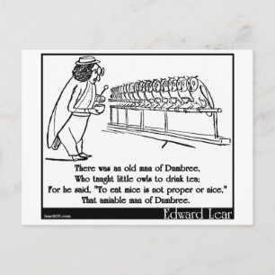 Carte Postale Il y avait un vieil homme de Dumbree