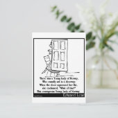 Carte Postale Il y avait une Jeune Dame de Norvège (Debout devant)