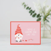 Carte Postale Il Y En A Un Gnome Comme Toi Rouge Rose (Debout devant)