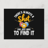 Carte Postale Il ya toujours une photo de Funny Billiards Pool P (Devant)