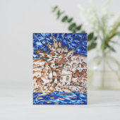 Carte postale île (Debout devant)