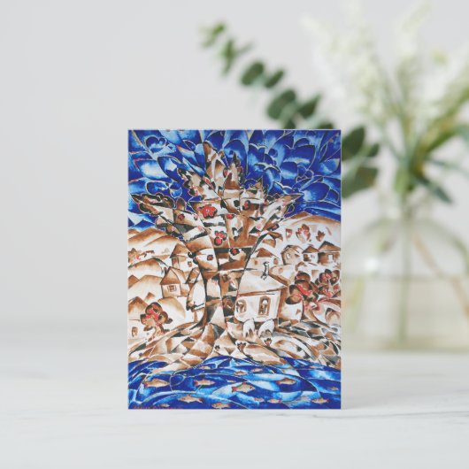 Carte postale île (Debout devant)