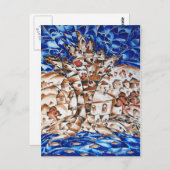 Carte postale île (Devant / Derrière)