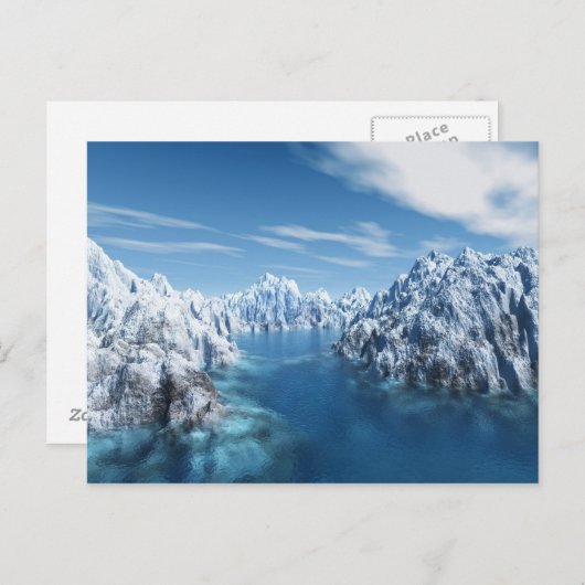 Carte Postale île (Devant / Derrière)