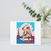 Carte Postale Île au trésor du bateau pirate Pirate (Debout devant)