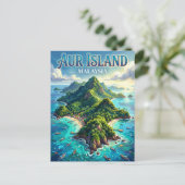 Carte Postale Île Aur Malaisie (Debout devant)