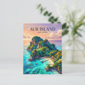 Carte Postale Île Aur Malaisie (Debout devant)