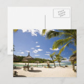 Carte Postale Ile Aux Cerf, la journée la plus populaire pour 3 (Devant / Derrière)