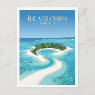 Carte Postale Île aux Cerfs Trou d'Eau Douce Maurice