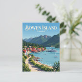 Carte Postale Île Bowen Canada (Debout devant)