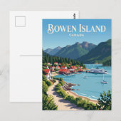 Carte Postale Île Bowen Canada (Devant / Derrière)