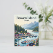 Carte Postale Île Bowen Canada (Debout devant)