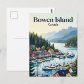 Carte Postale Île Bowen Canada (Devant / Derrière)