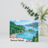 Carte Postale Île Bowen Canada (Debout devant)