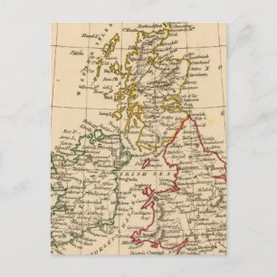 Carte Postale Île britannique