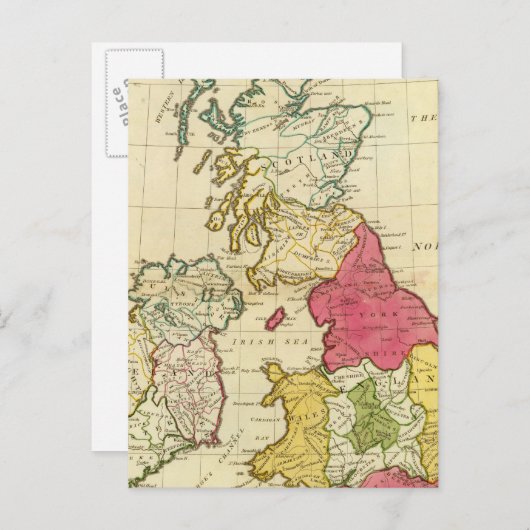 Carte Postale Île britannique 6 (Devant / Derrière)