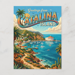 Carte Postale Île Catalina États-Unis