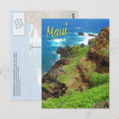 Carte Postale Île d'Alau, Maui (Devant / Derrière)