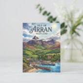 Carte Postale Île d'Arran Écosse (Debout devant)