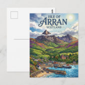 Carte Postale Île d'Arran Écosse (Devant / Derrière)