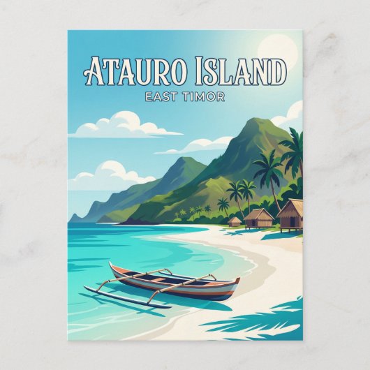 Carte Postale Île d'Atauro Timor oriental (Devant)