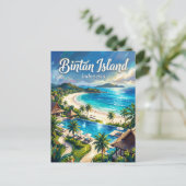 Carte Postale Île de Bintan Indonésie (Debout devant)
