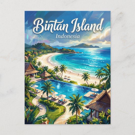 Carte Postale Île de Bintan Indonésie (Devant)