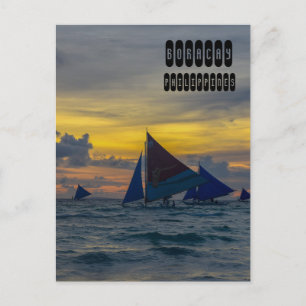 Carte Postale Île de Boracay aux Philippines