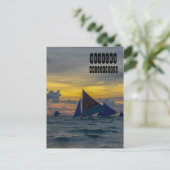 Carte Postale Île de Boracay aux Philippines (Debout devant)