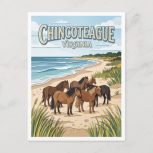 Carte Postale Île de Chincoteague Virginie