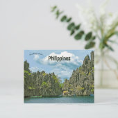 Carte Postale Île de Coron Philippines (Debout devant)