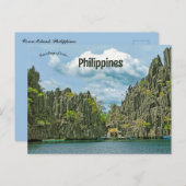 Carte Postale Île de Coron Philippines (Devant / Derrière)