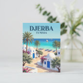 Carte Postale Île de Djerba Tunisie (Debout devant)