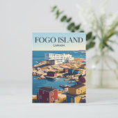 Carte Postale Île de Fogo Canada (Debout devant)