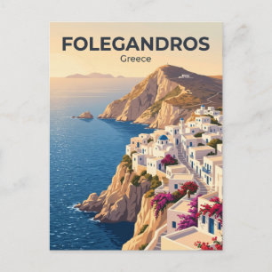 Carte Postale Île de Folegandros Grèce