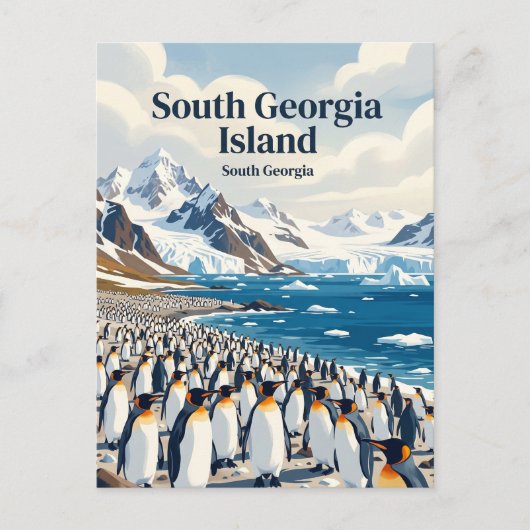 Carte Postale Île de Géorgie du Sud (Devant)