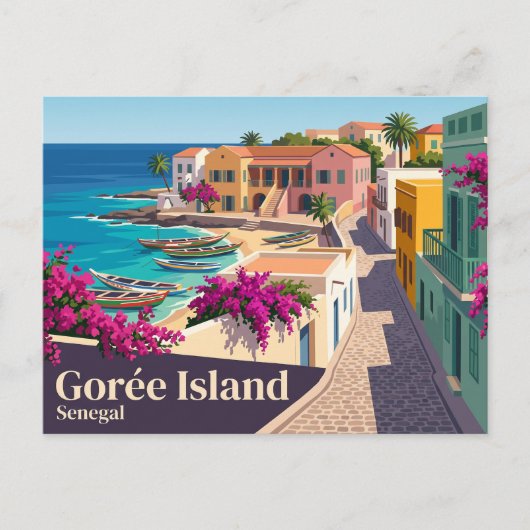 Carte Postale Île de Gorée Sénégal (Devant)