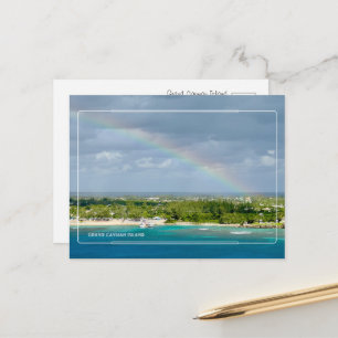 Carte Postale Île de Grand Cayman Rainbow Bliss