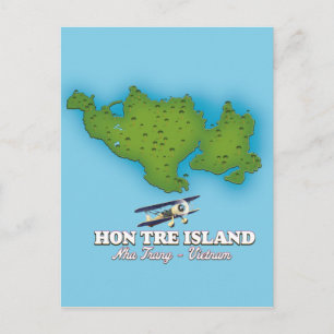 Carte Postale île de Hon Tre Vietnam