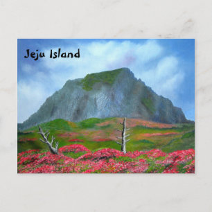 Carte Postale Île de Jeju Corée (제 주 도) Texte en anglais