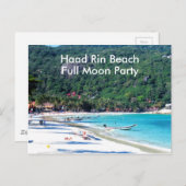 Carte Postale Île de Koh Phangan Thaïlande (Devant / Derrière)